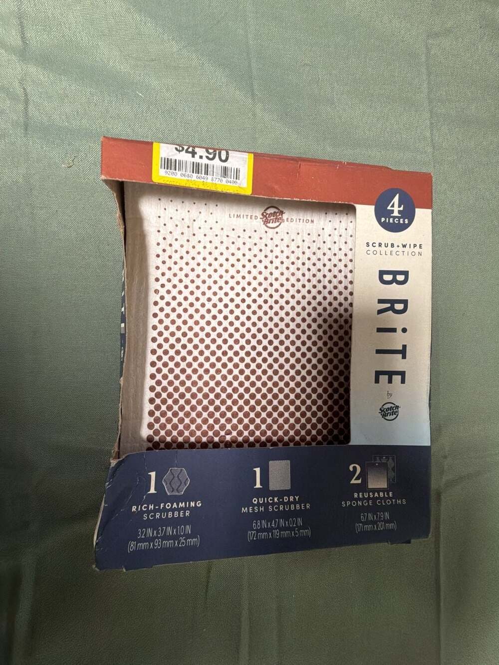 Scotch-Brite Scrub + Wipe Collection 4-Piece Limited Edition Set